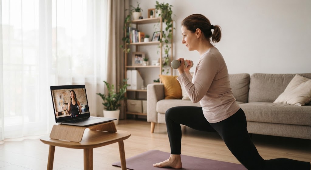 Evde Online Fitness Dersi ile Formda Kalmanın 5 Avantajı