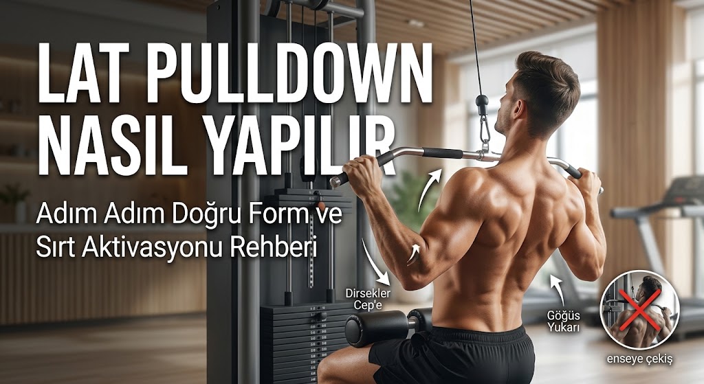 Sırt Antrenmanlarının Vazgeçilmezi: Doğru Formda Lat Pulldown Rehberi